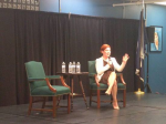 Eileen Bedell “debates an empty chair” when Dave Brat failed to appear.jpg