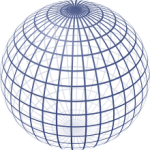 A two dimensional perspective projection of a sphere.png