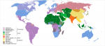 World map color-coded to denote major religion affiliations as of 2011.png